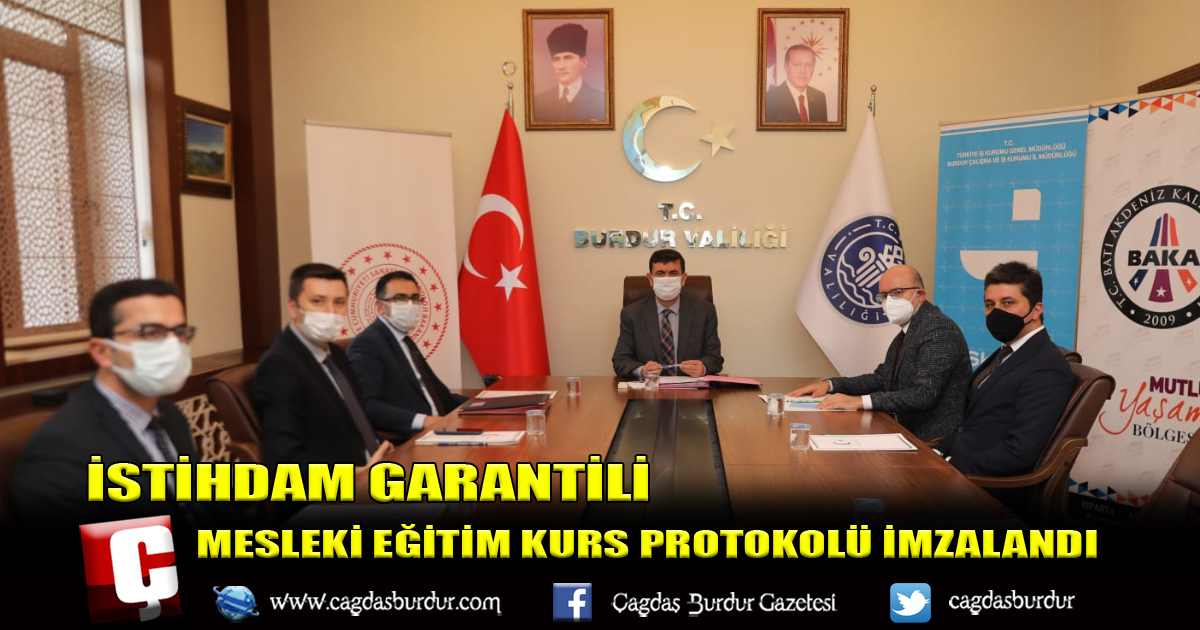 İSTİHDAM GARANTİLİ MESLEKİ EĞİTİM KURS PROTOKOLÜ İMZALANDI