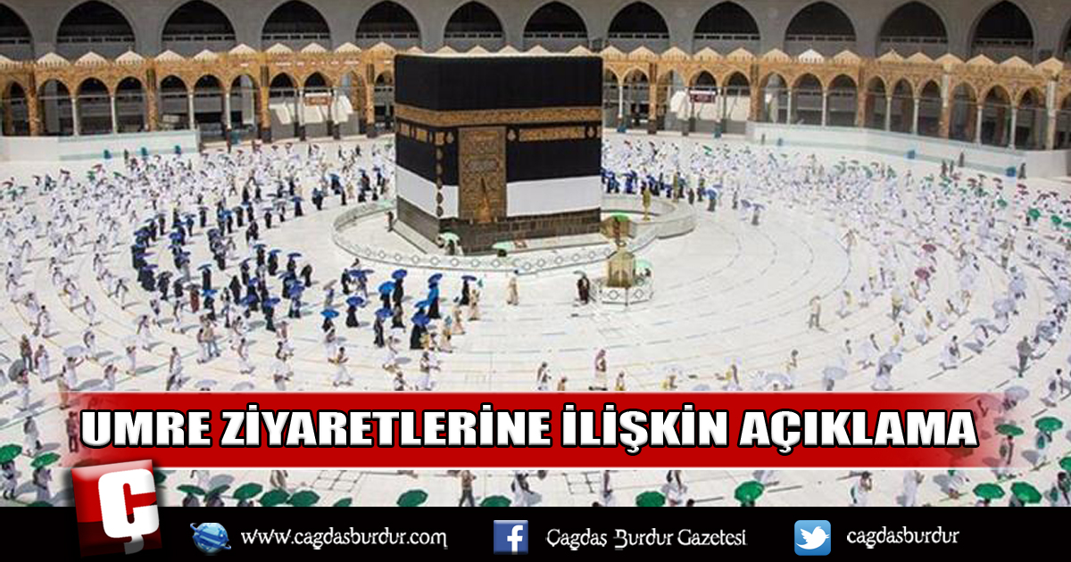 DİYANET’TEN UMRE ZİYARETLERİNE İLİŞKİN AÇIKLAMA