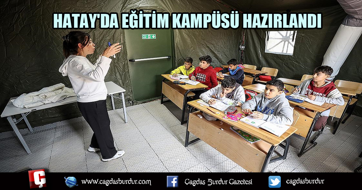 HATAY'DA LGS VE YKS ÖĞRENCİLERİ İÇİN EĞİTİM KAMPÜSÜ HAZIRLANDI