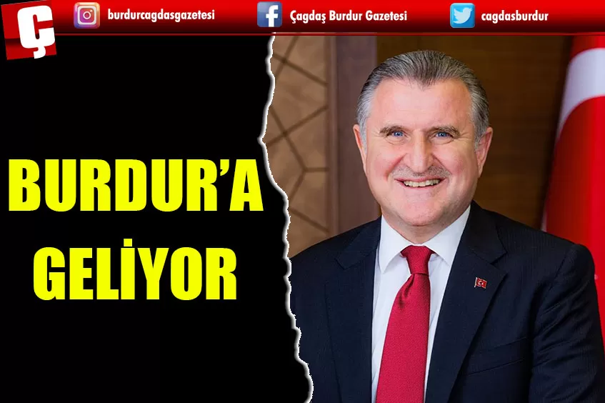 BURDUR'A GELİYOR