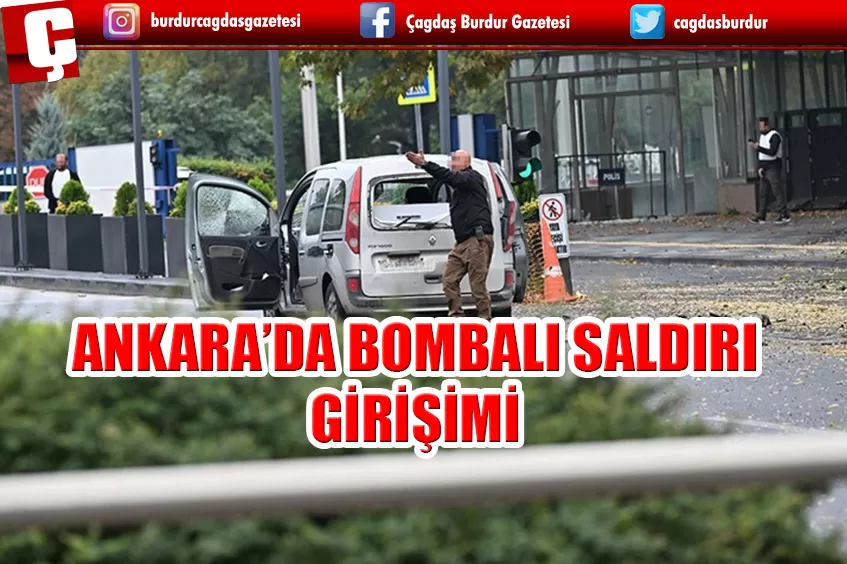 ANKARA'DA BOMBALI SALDIRI GİRİŞİMİ