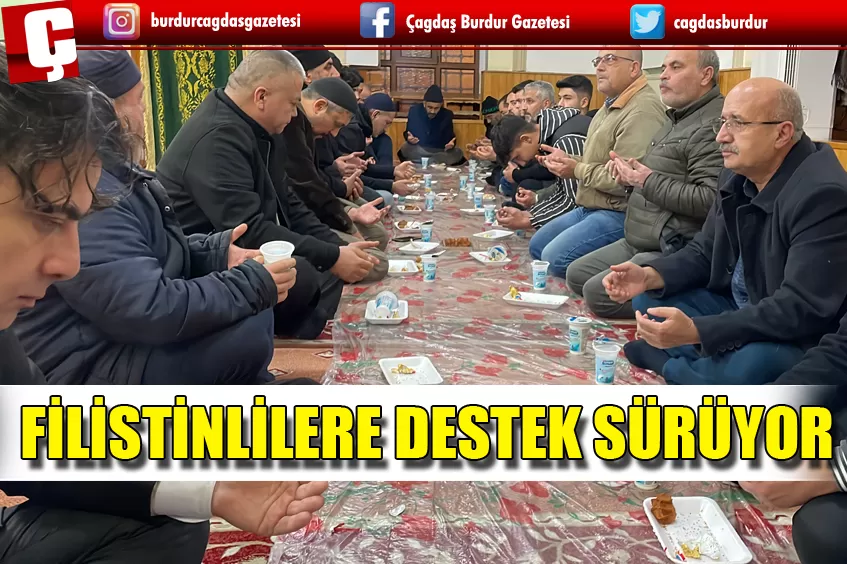 ISPARTA’DA FİLİSTİNLİLERE DESTEK AMAÇLI ETKİNLİK YAPILDI