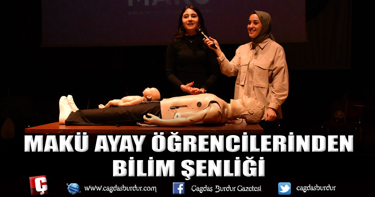 MAKÜ AYAY öğrencilerinden bilim şenliği