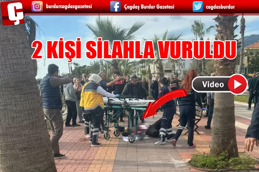  ALANYA’DA İKİ KİŞİ SİLAHLA VURULDU  