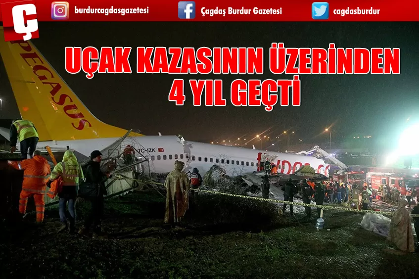 UÇAK KAZASININ ÜZERİNDEN 4 YIL GEÇTİ