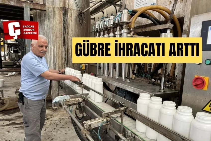 TÜRKİYE'NİN GÜBRE İHRACATI 5 AYDA GEÇEN YILIN AYNI DÖNEMİNE GÖRE YÜZDE 32 ARTTI