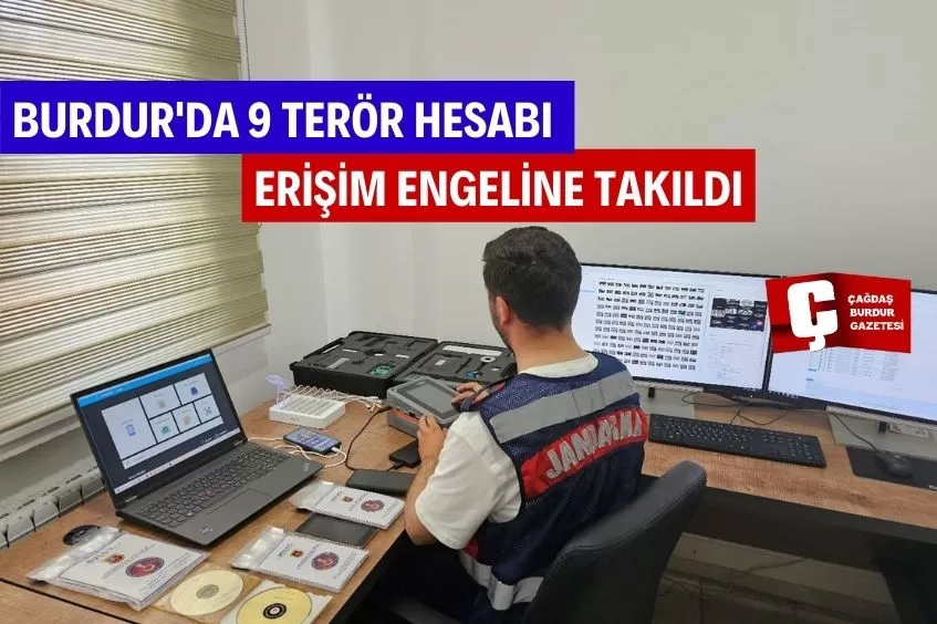 BURDUR'DA TERÖR PROPAGANDASINA DARBE