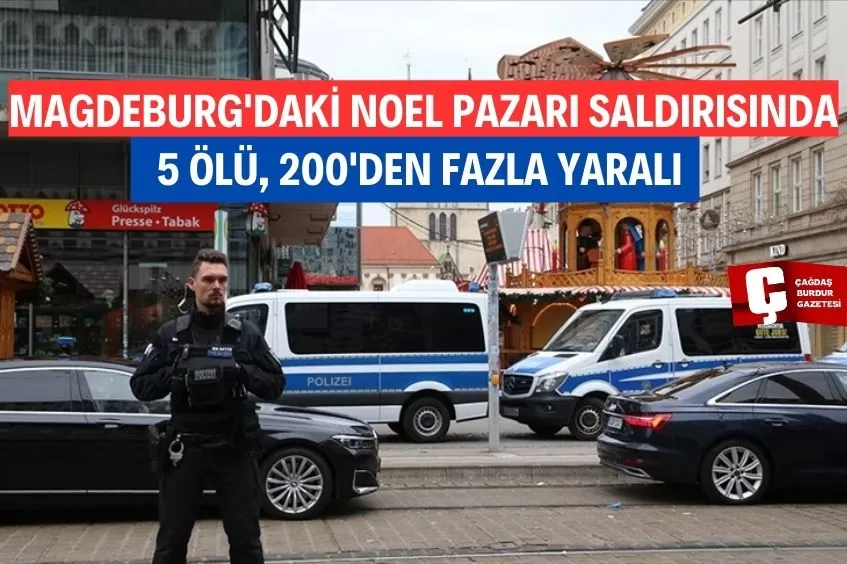 ALMANYA'DA NOEL PAZARINA ARAÇLA YAPILAN SALDIRIDA ÖLÜ SAYISI 5'E YÜKSELDİ