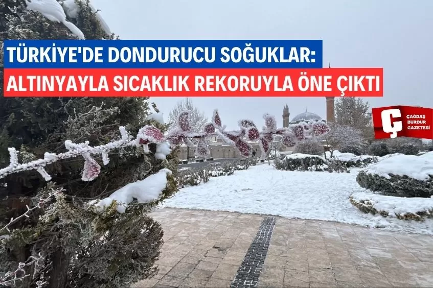 EKSİ 23,2 DERECEYLE EN SOĞUK İL OLDU