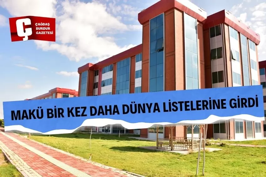 MAKÜ, 2025 TİMES HİGHER EDUCATİON ALAN BAZLI DÜNYA ÜNİVERSİTE SIRALAMALARINDA