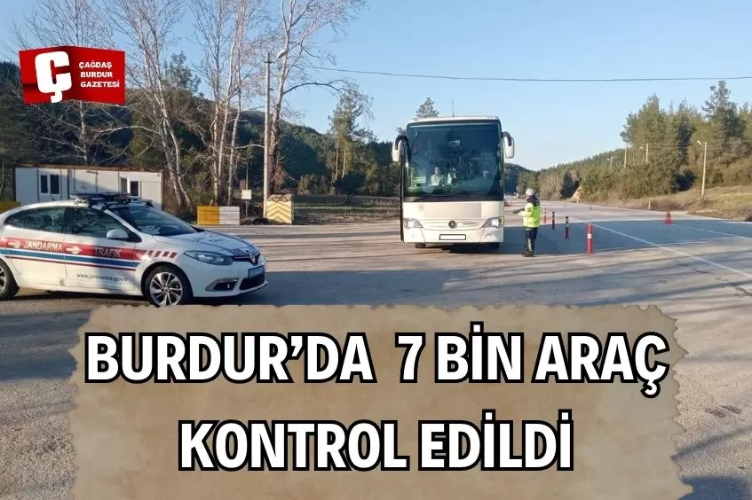 BURDUR’DA TRAFİK DENETİMLERİ HIZ KESMEDEN DEVAM EDİYOR