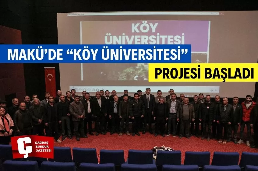 MAKÜ’DE, KÖY ÜNİVERSİTESİ PROJESİ TANITILDI