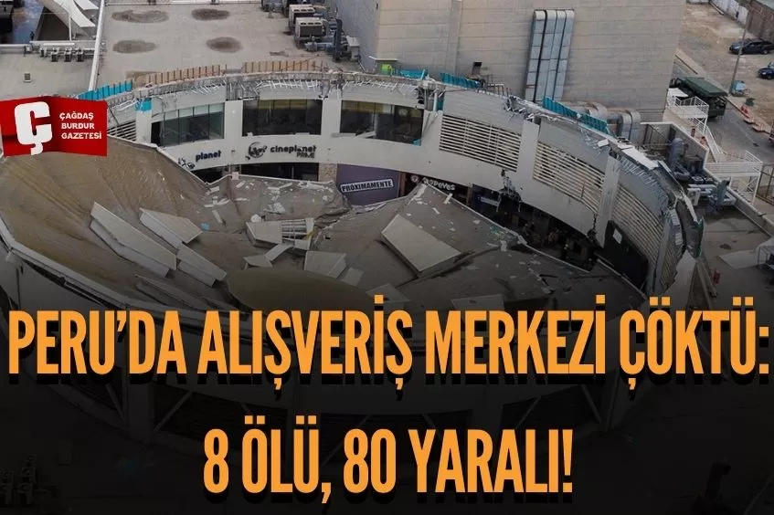 ALIŞVERİŞ MERKEZİNİN ÇATISI ÇÖKTÜ: 8 ÖLÜ, 80 YARALI