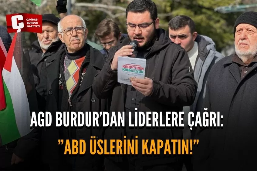 AGD BURDUR ŞUBESİ: “FİLİSTİN İÇİN MÜCADELEYE DEVAM EDECEĞİZ!”