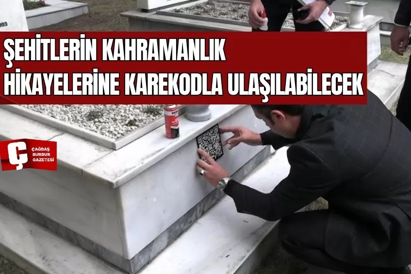 ŞEHİTLERİMİZİN HİKAYELERİ ARTIK KAREKODLA GELECEĞE AKTARILACAK