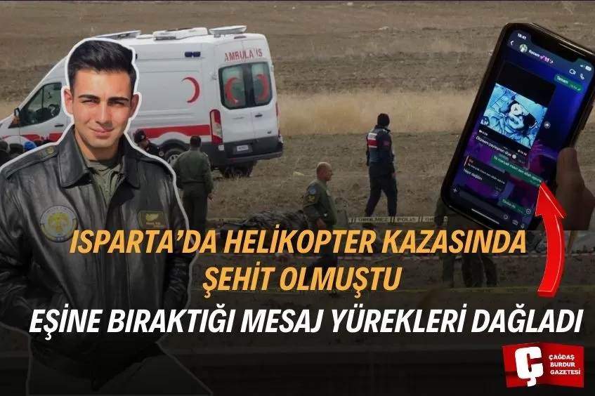 HELİKOPTER KAZASINDA ŞEHİT OLAN ASKERİN EŞİNE BIRAKTIĞI VİDEOLU SON MESAJ YÜREKLERİ DAĞLADI